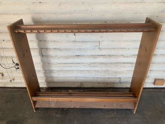 $40 Wooden Fishing Rod HolderRack . Holds up to 20 Rods