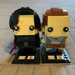Rey And Kylo Ren Brickheadz
