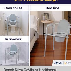 Drive portable commode brand new never used