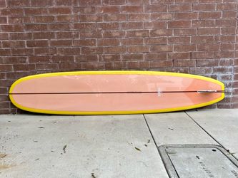 Classic Single Fin Noserider Longboard Surfboard- 9’6”
