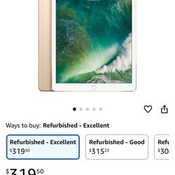 Apple iPad Pro 2 12.9in (2017) 64GB, Wi-Fi - Gold (Renewed)