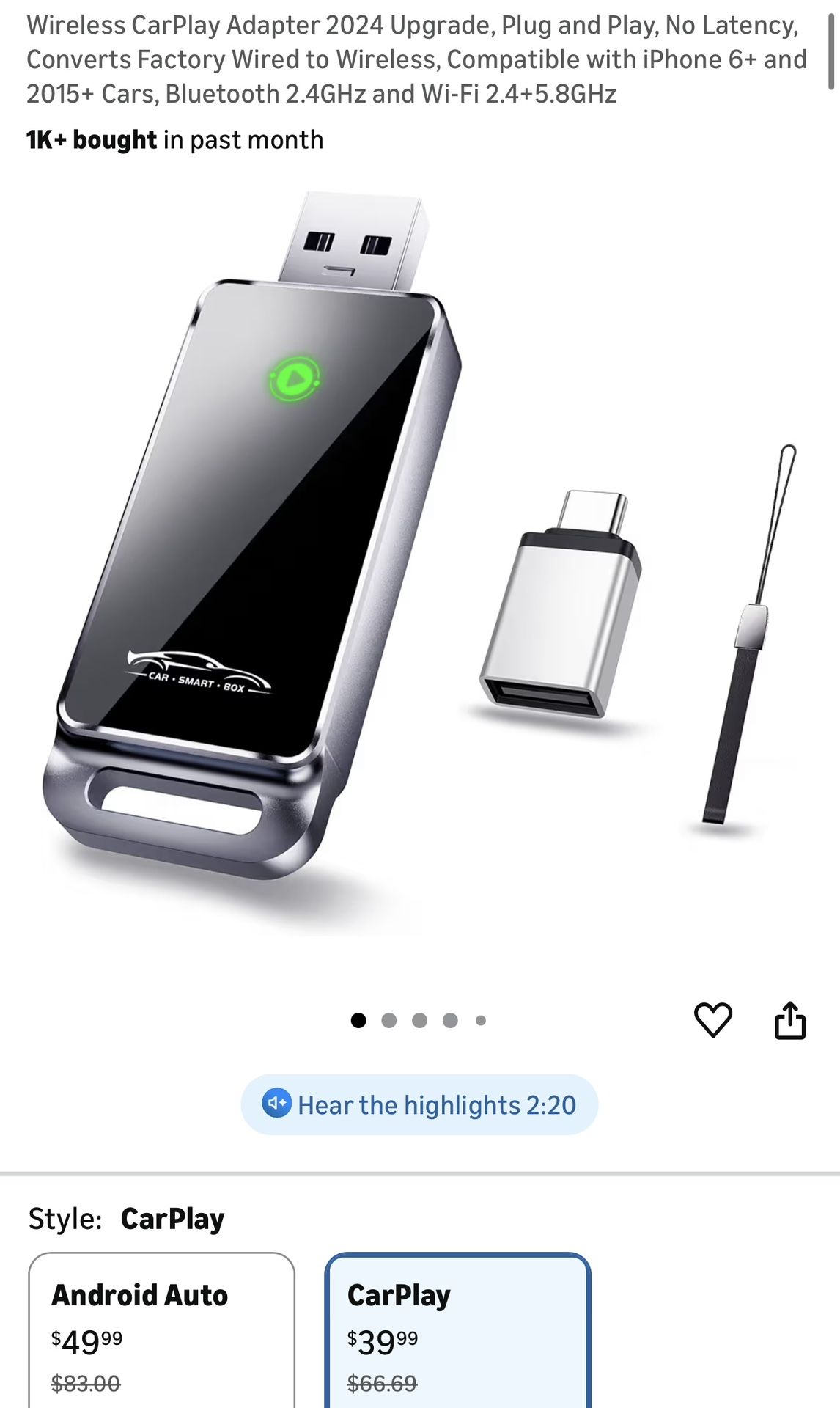 WIRELESS CARPLAY