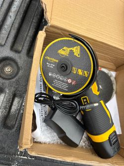 Cordless Mini Angle Grinder with Cutting Discs