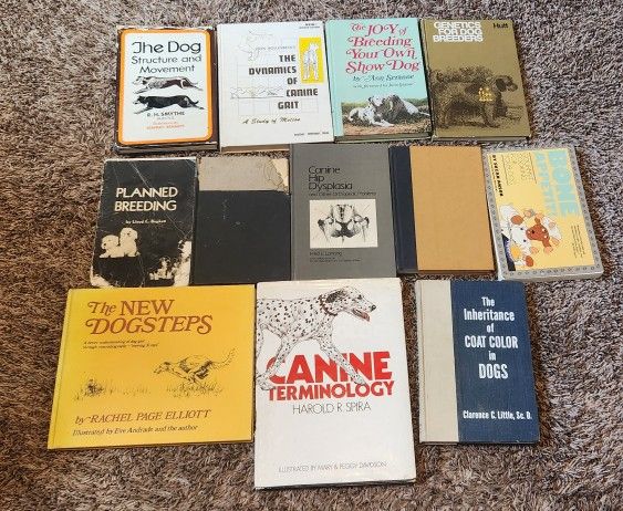Lot Of 12 Vintage Dog Breeder Books
