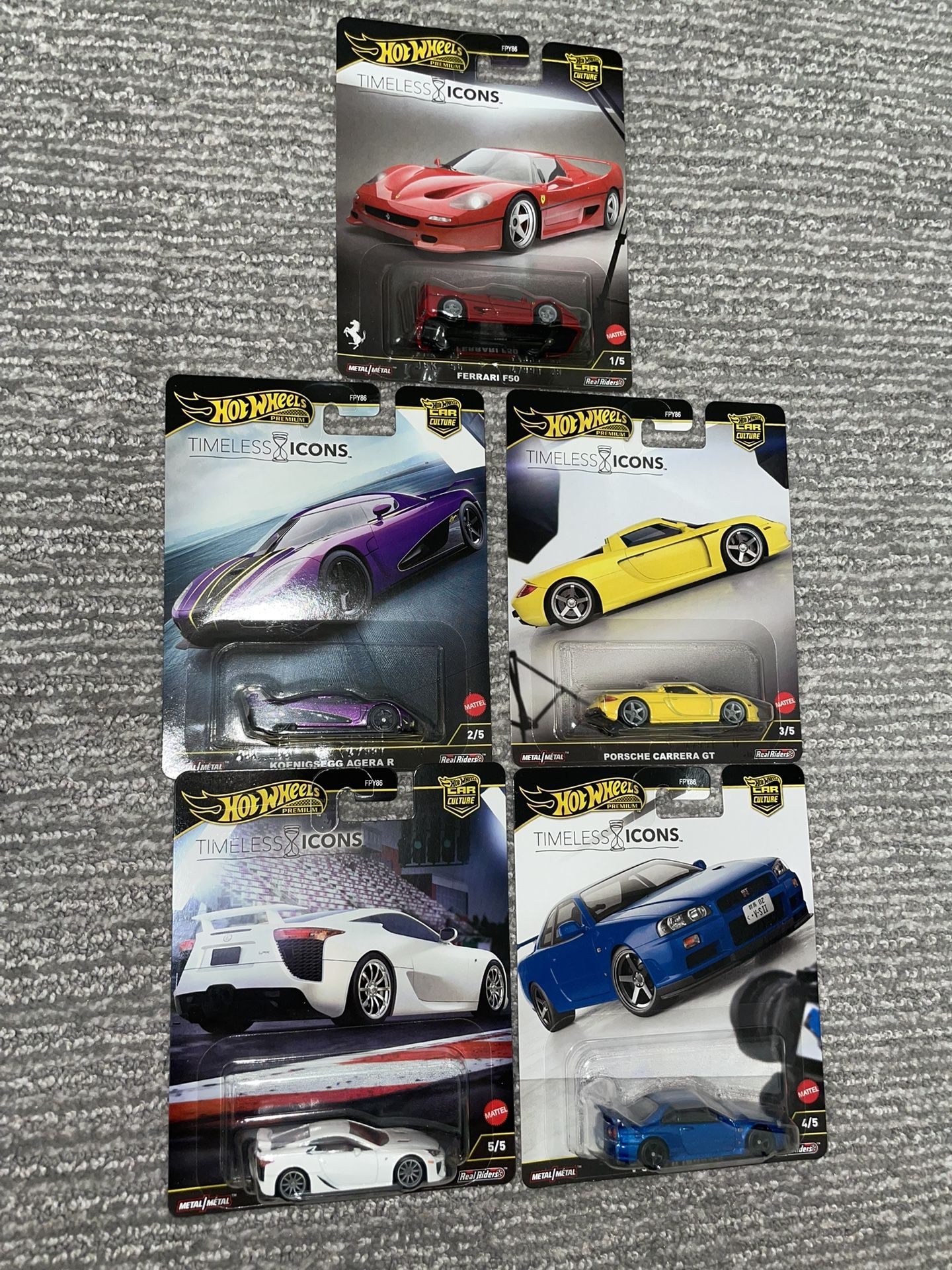 Timeless Icon set, Hot Wheels