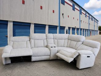 New/Ex-Display Sectional Power recliners with USB & USB-C Charging