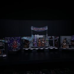 RARE Five Nights At Freddys McFarlane Building Sets Discontinued / Rare Lego Sets Fnaf Horror 