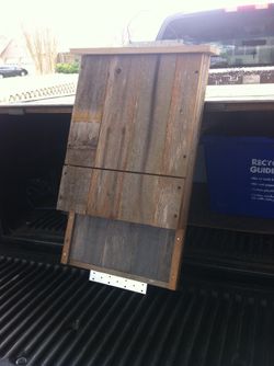 Handcrafted Bat House.   South Austin.   $75 Cash.   
