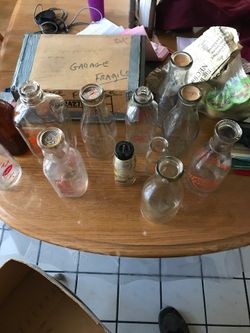 Milk bottles