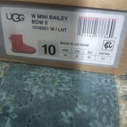 UGG W Mini Bailey Bow size 10