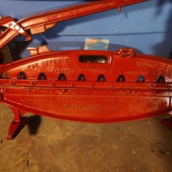 Old cast iron shingle cutter, made in Belleville IL. 