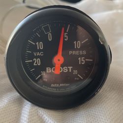 Auto Meter Boost Gage 