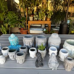 Garden Buddha Pots And Decor