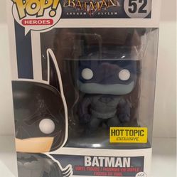 RARE 2014 FUNKO POP COLLECTABLE TOY FIGURINES BATMAN HOT TOPIC EXCLUSIVE #52 IN BOX UNOPENED