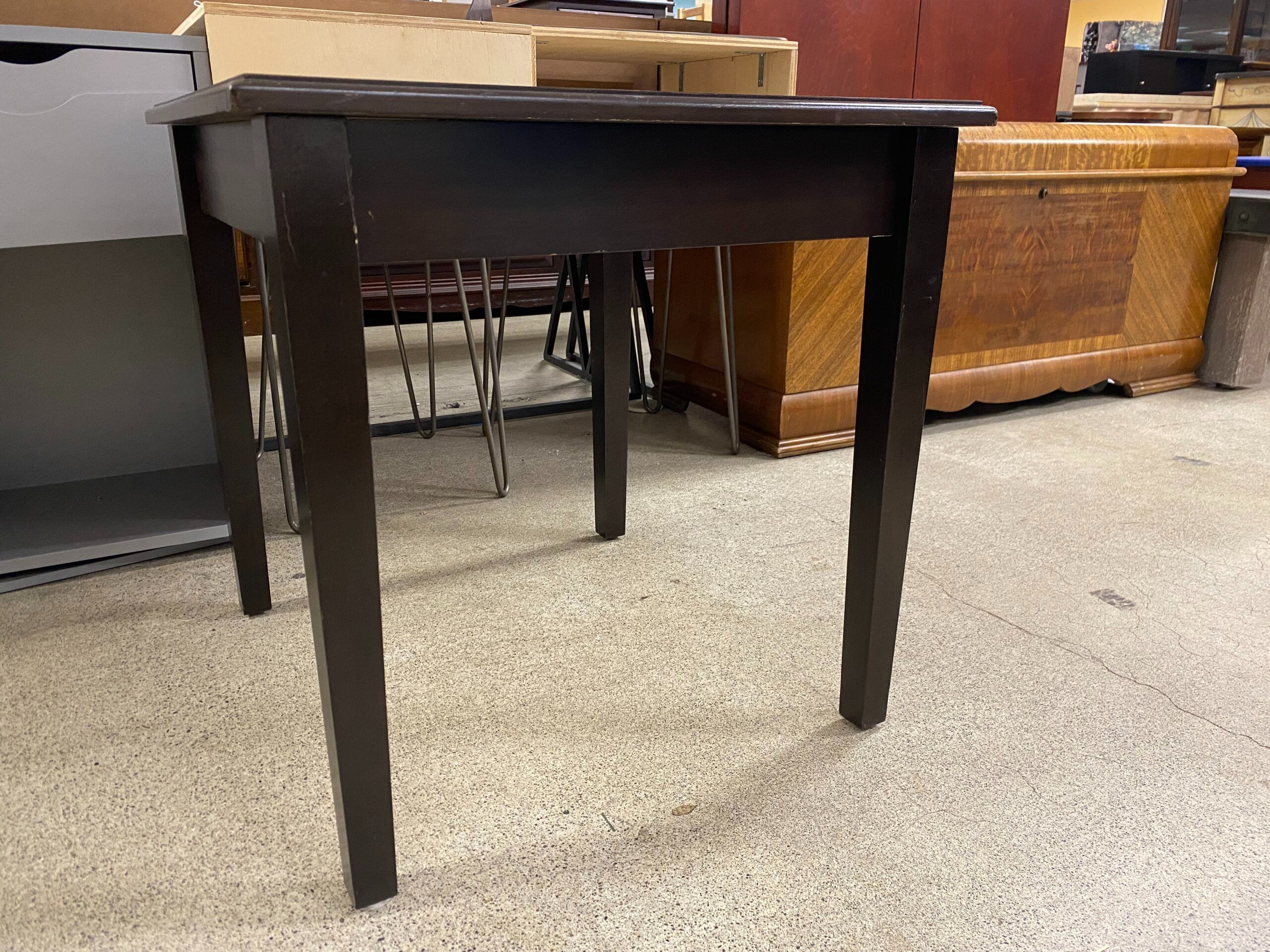 ABODA Dark Brown Rectangular End Table