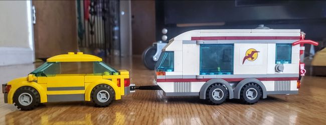 Lego City car and caravan Lego 4435