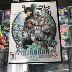 Suikoden 3 Ps2 $45 Gamehogs 11am-7pm