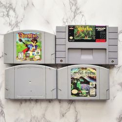Super Nintendo And N64 Games Secrets Of Mana, Quest 64 And More WOULD TRADE* READ DESCRIPTION 
