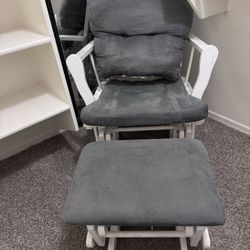 Gray Rocking Chair 
