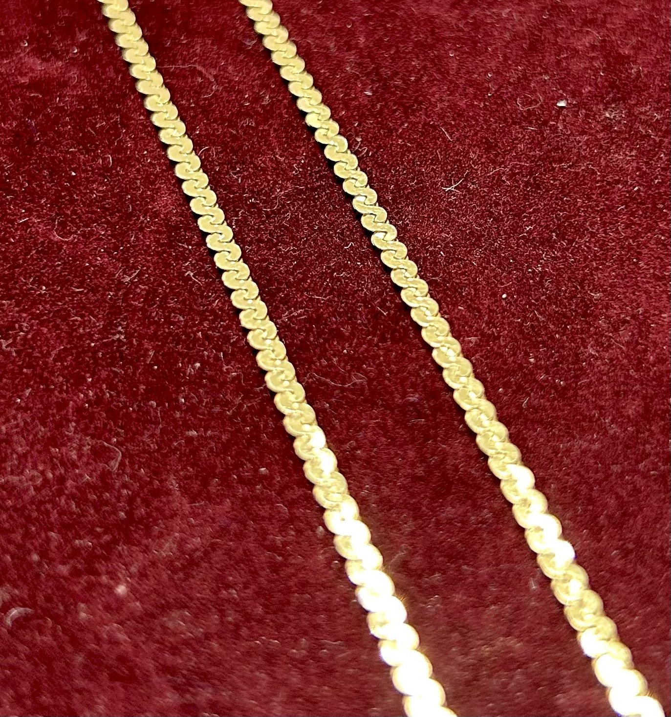 Unisex Chain 14k Yellow Gold Solid