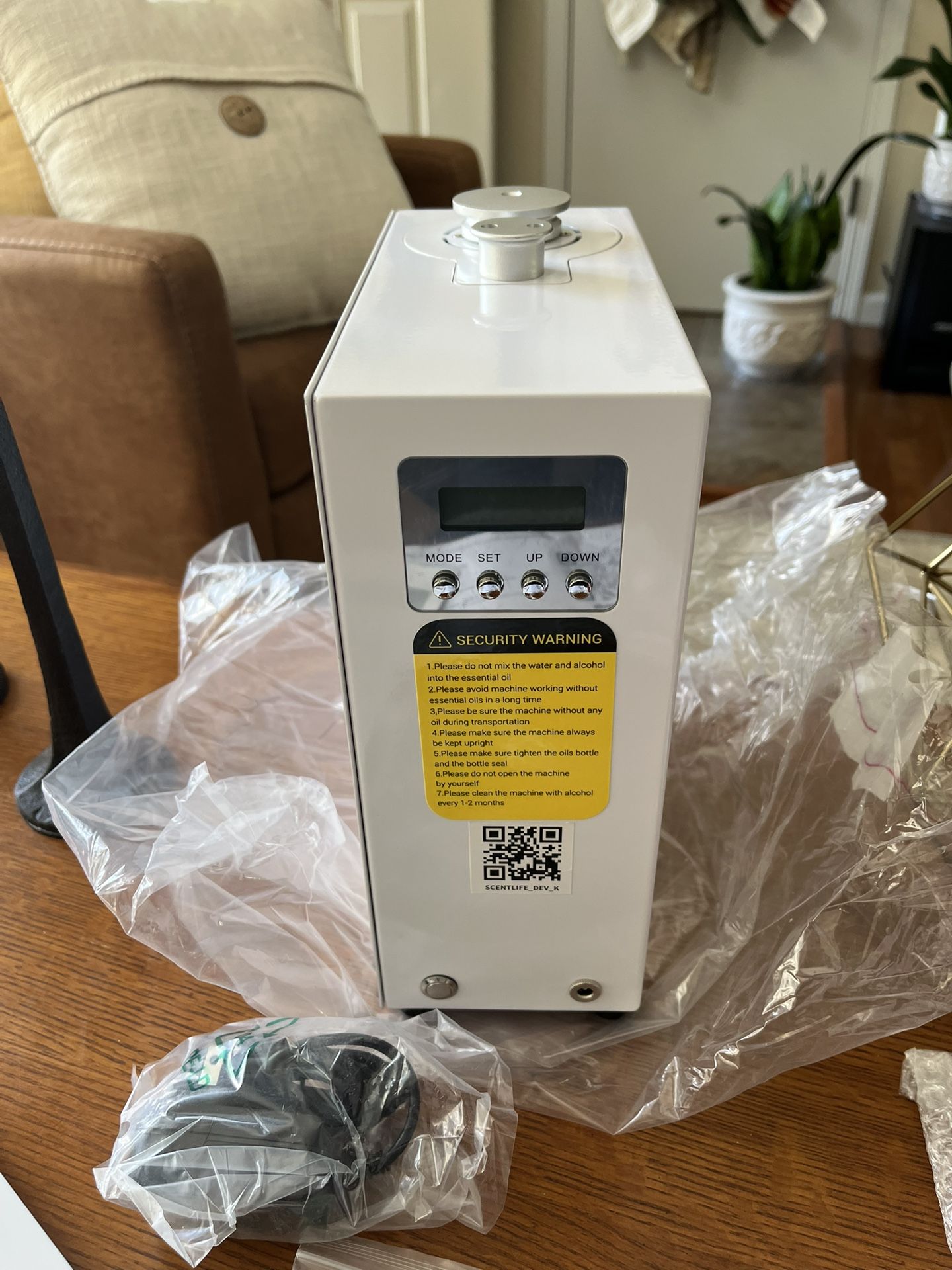 Scent Diffuser For Home/Office (Brand New/Unused)