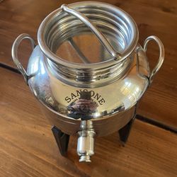 BREWBUILT Sansone Fusti Tank | Stainless Steel | Made in Italy | Welded Handles | 5 L