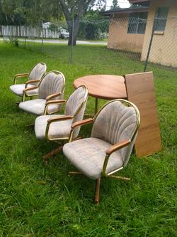 Table and chairs