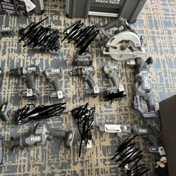 SELLING MY FLEX TOOLS AND STACK PACK