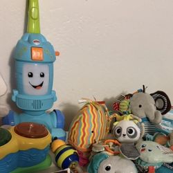 Fisher-Price Vacuum and Baby Toy Lot