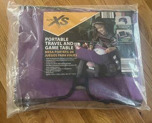 Purple Auto XS Portable Travel And Game Table - New Sealed