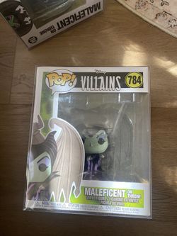 Maleficent Funko Pop on the throne 