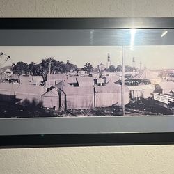 Framed Photographic Print - 1925 Police Carnival in Ybor City