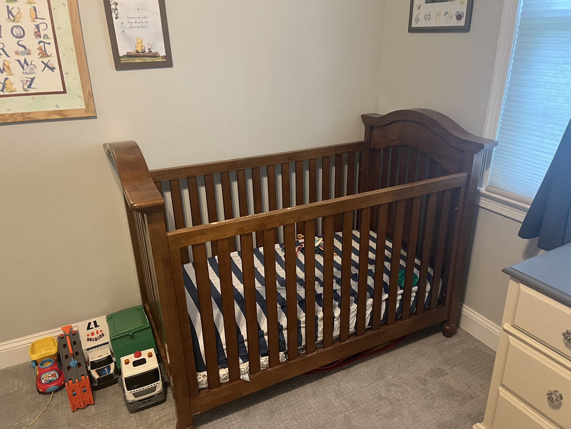 Solid Wood Baby Crib