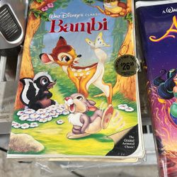 Walt Disney Bambi Aladdin Snow White