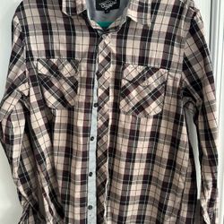 Eighty Eight Men’s Button Down Dress Shirt (M) 