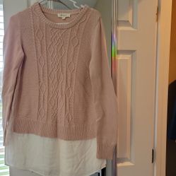 Pink Sweater Tunic 