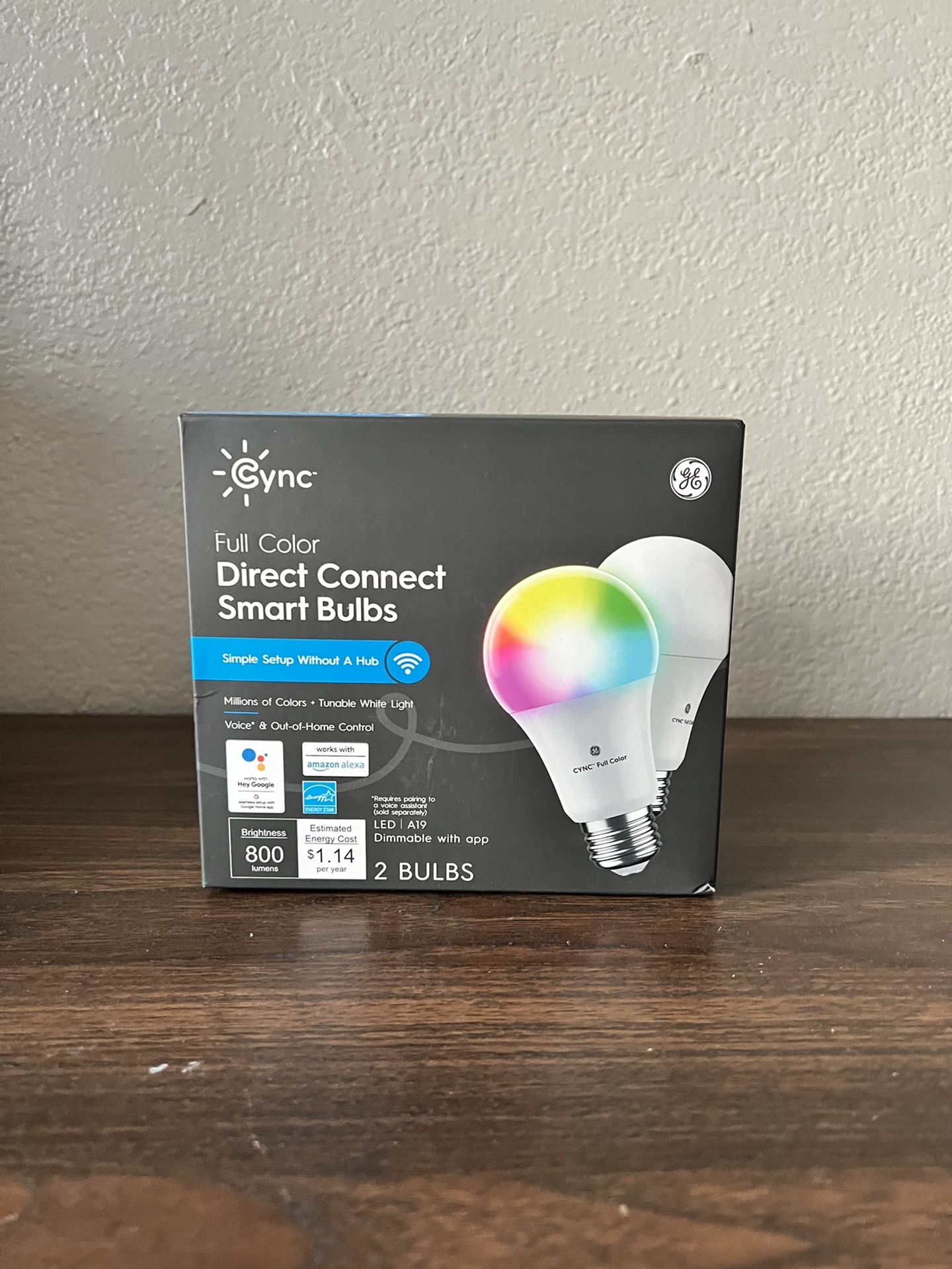 Cync Full Color Direct Connect Smart Bulbs - Smart Lights - Brand New - Works With Alexa & Google