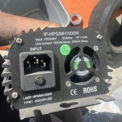 iPower 1000W Ballast, Digital Dimmable Electronic Horticulture Ballast for Hydroponic HPS MH Grow Light System