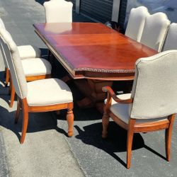 Hickory White Dining Room Table