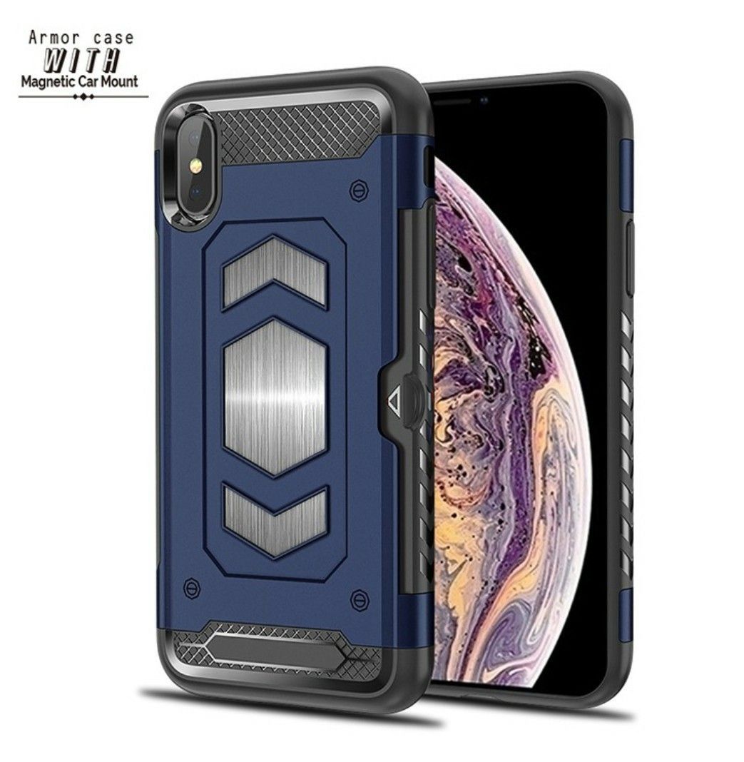 iPhone Xs Max Case Full body Protective Blue