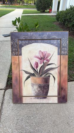 Flower pot painting