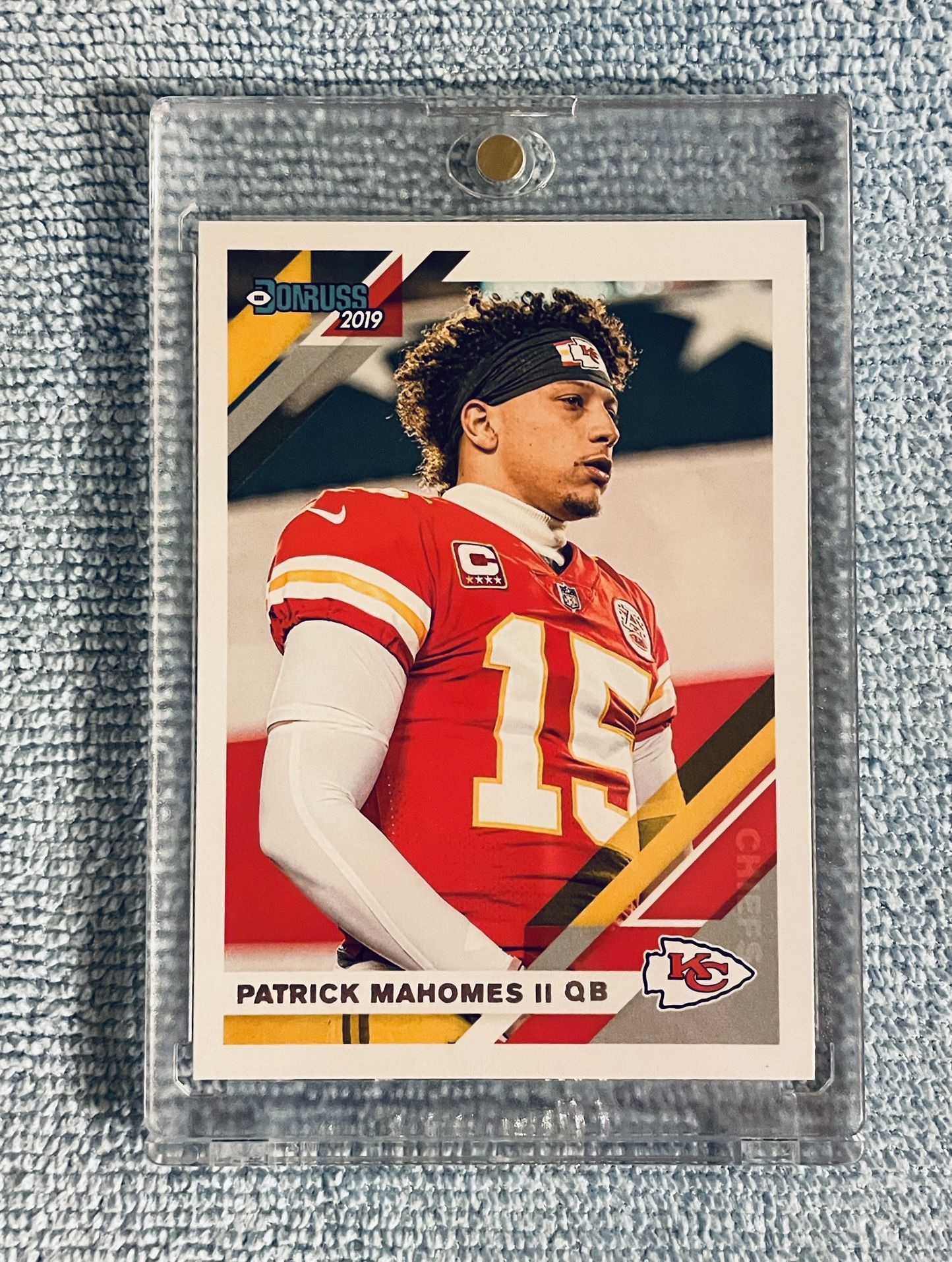 Patrick Mahomes II Kansas City Chiefs 2019 Panini Donruss Photo Variation Aqueous Test SSP!