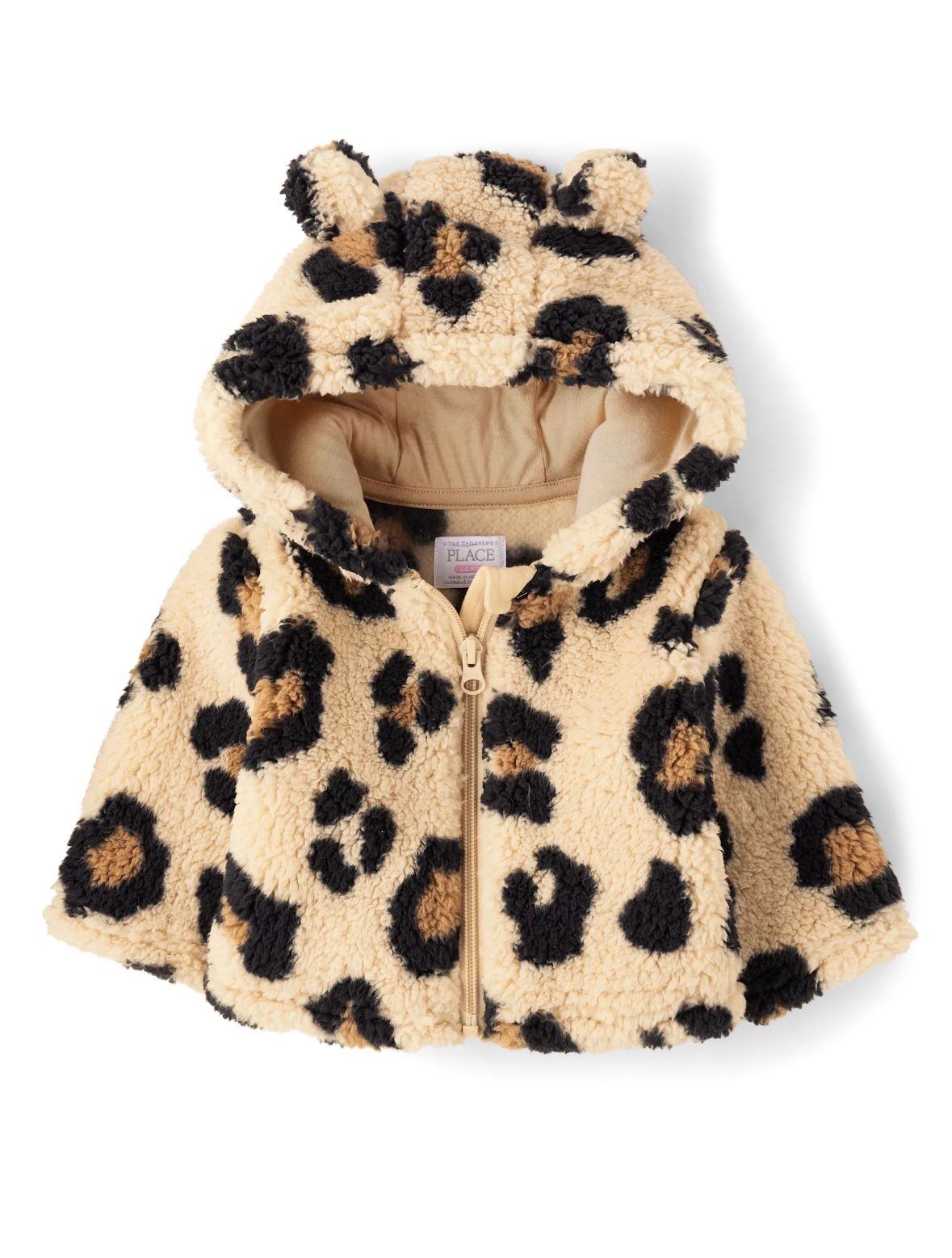 Baby Girl Leopard Cozy Jacket