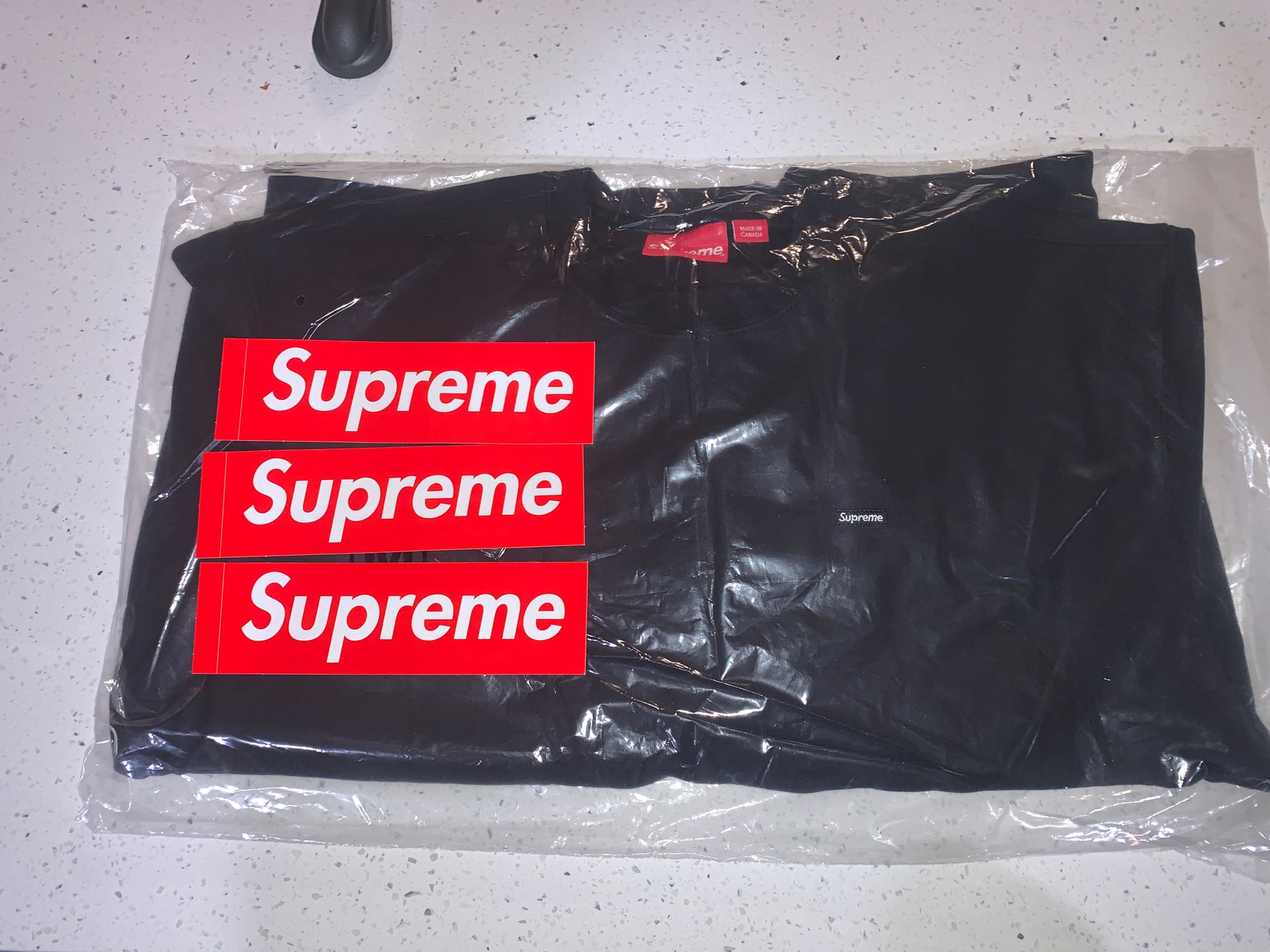 Supreme Small Box Crewneck (Black) Size M