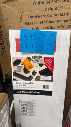 Deck mounted flashing kit