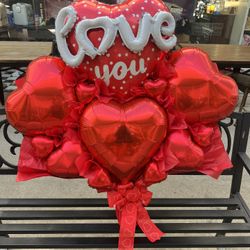 Arreglos de Globos Para Día San Valentín 💘 