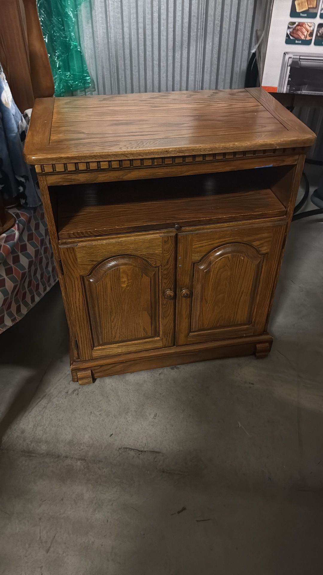 Microwave Cart Swivel Top 