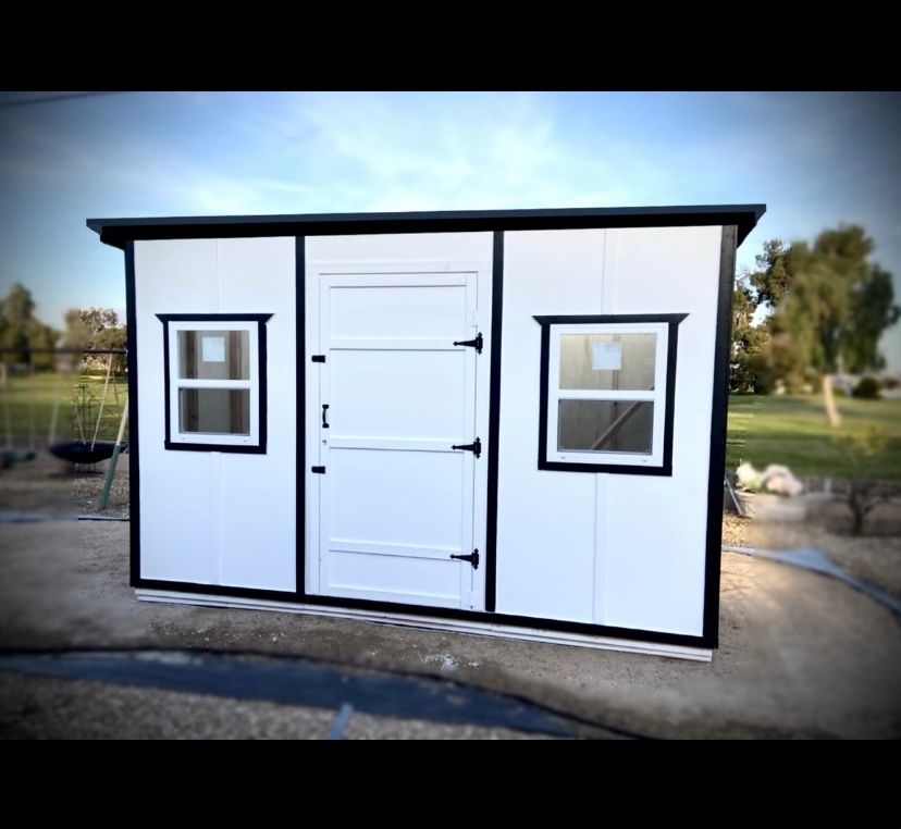 Storage Shed, Office Shed, Tiny Home Available Today, Free Delivery And Assembly Takes About 1 Hour, Best Prices For A Truly Completed Shed.