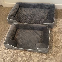 Two Dog Beds (small And Large) 