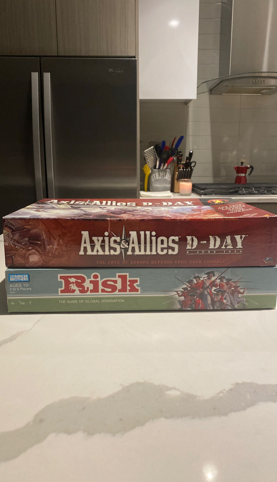 Risk & Axis/Allies D-Day Board Games